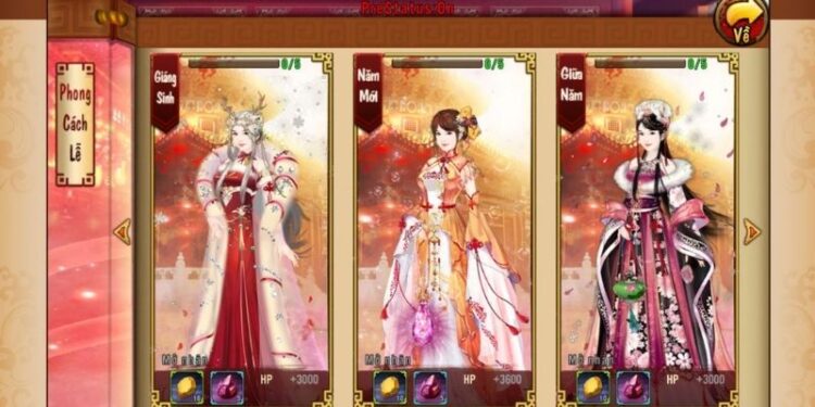 Hướng dẫn đấu lễ phục ngôi sao hoàng cung: Bí quyết chiến thắng